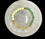 Abundance Bracelet (Lemon Chrysoprase/Citrine/Aventurine Trio)