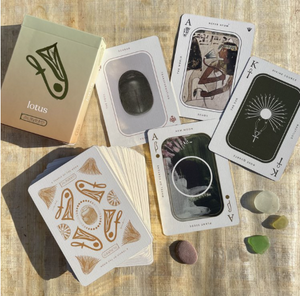 LOTUS CARDS FOR INNER SPACE; A NEW KIND OF OLD GAME. SECOND EDITION: TAROT