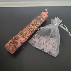 Love Spell Candle 6" Handmade Ritual Candle
