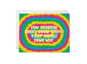 Every Good Thing congratulations greeting card