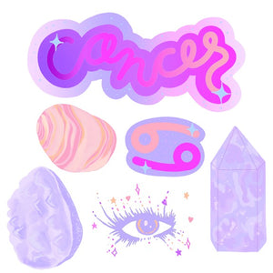 
                
                    Load image into Gallery viewer, Cancer Sticker Sheet
                
            