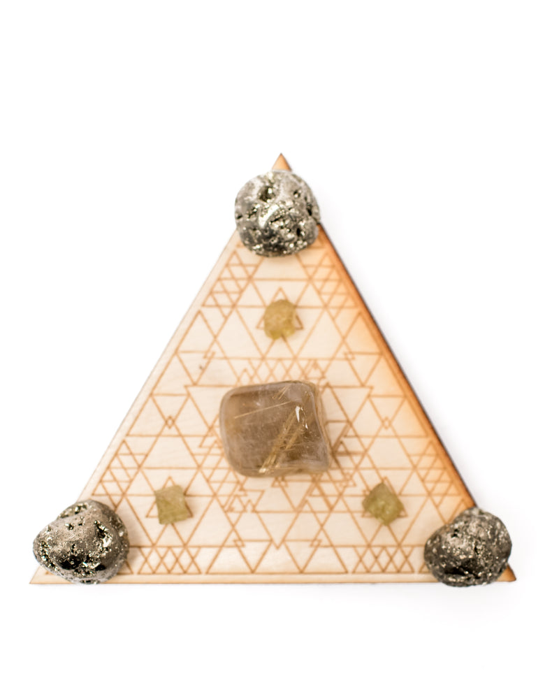 Triangle Crystal Grid