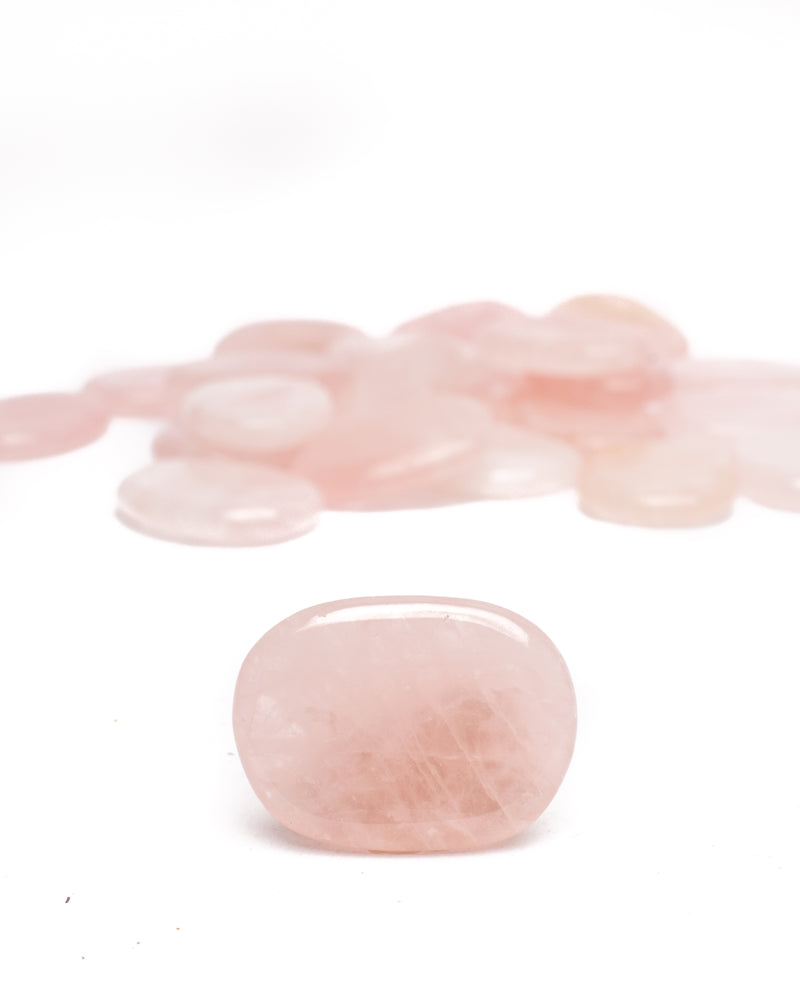 
                
                    Load image into Gallery viewer, Rose Quartz Worry Stone
                
            