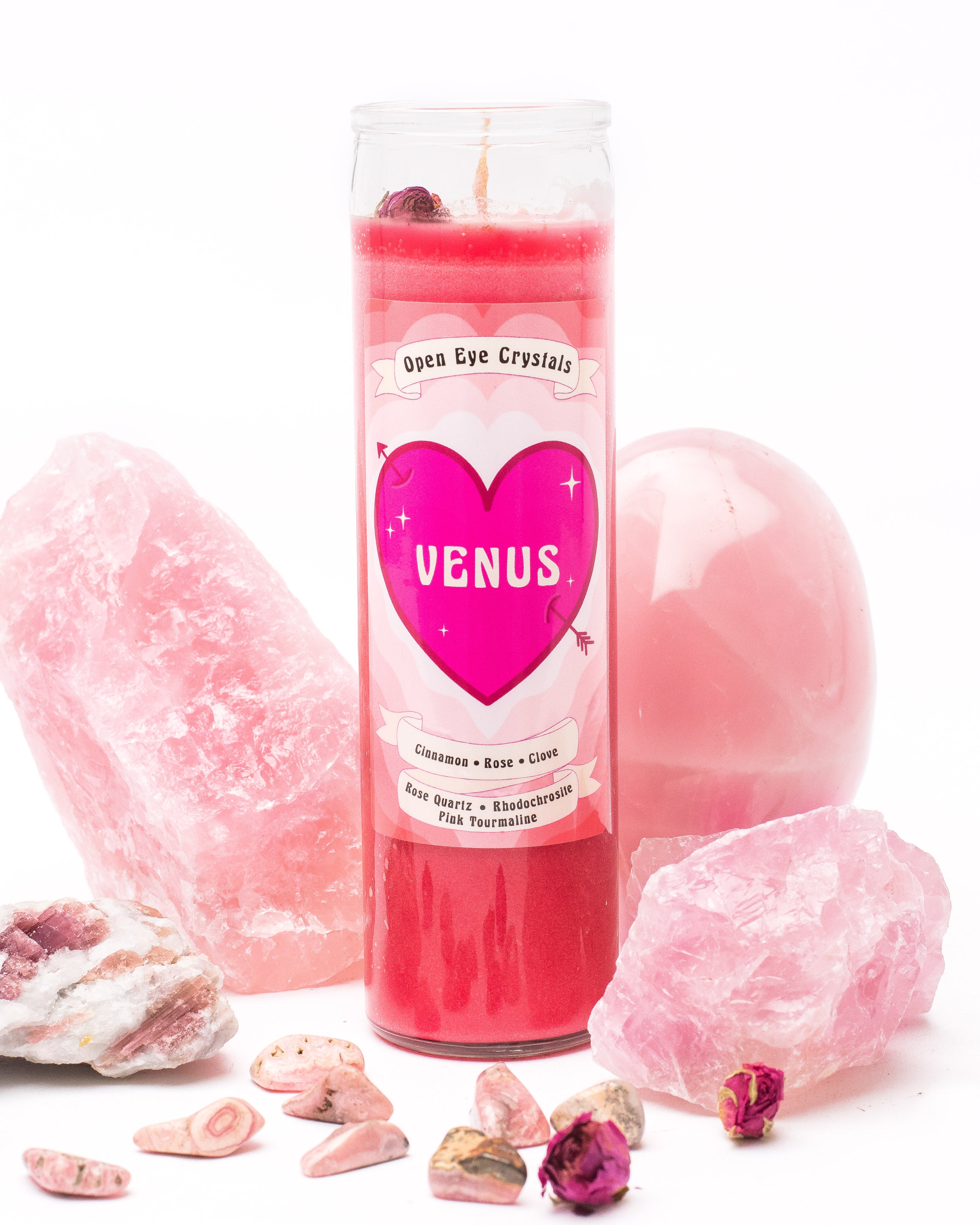 Venus Candle + Kit Duo Open Eye Crystals
