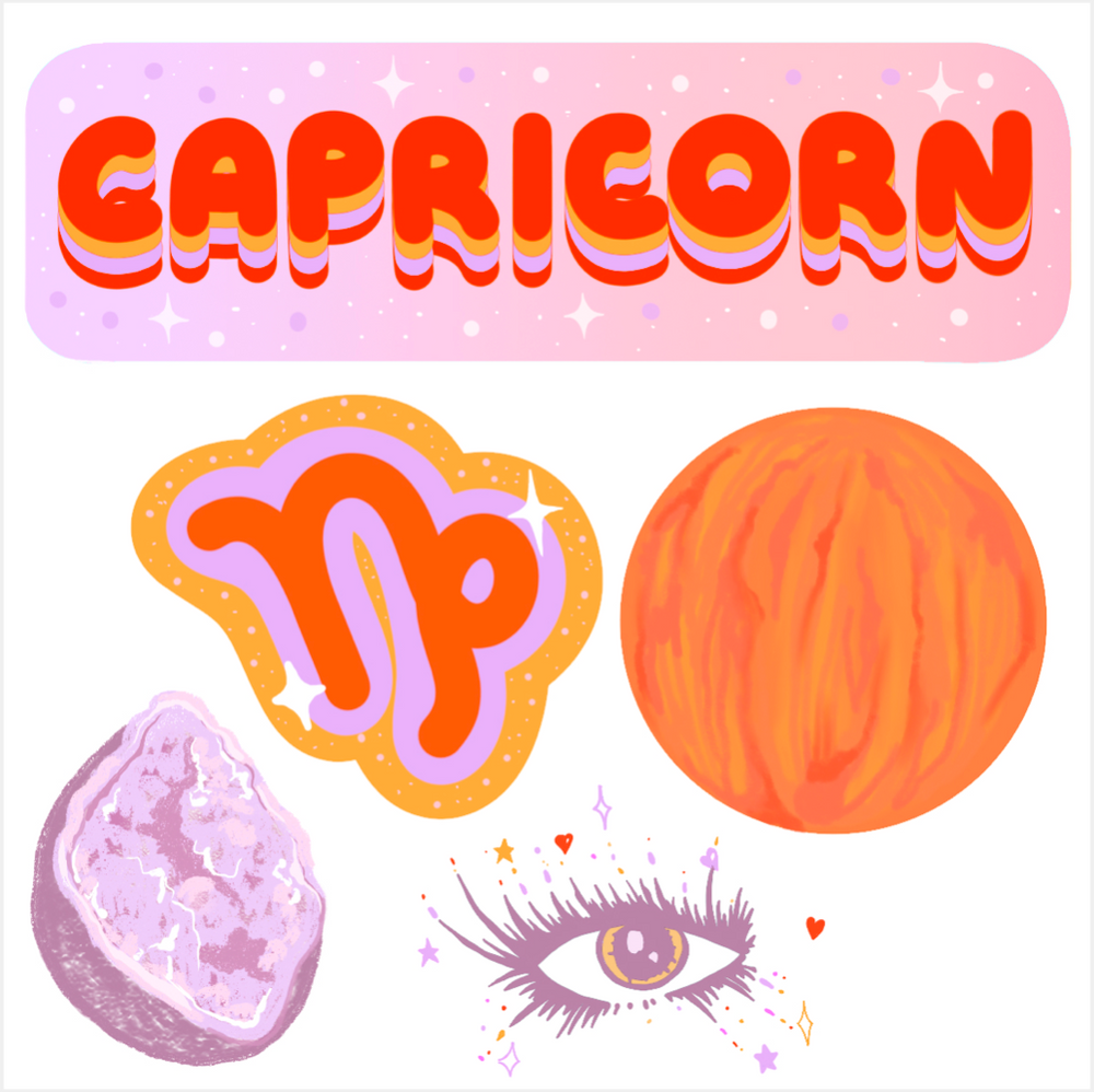 
                
                    Load image into Gallery viewer, Capricorn Sticker Sheet
                
            