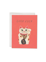 Good Luck Kitty Greeting Card