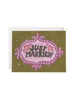 Vegas Just Married Greeting Card