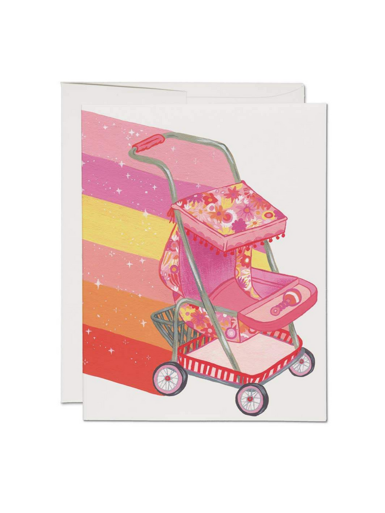 Magical Stroller Greeting Card