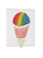 Snow Cone Greeting Card